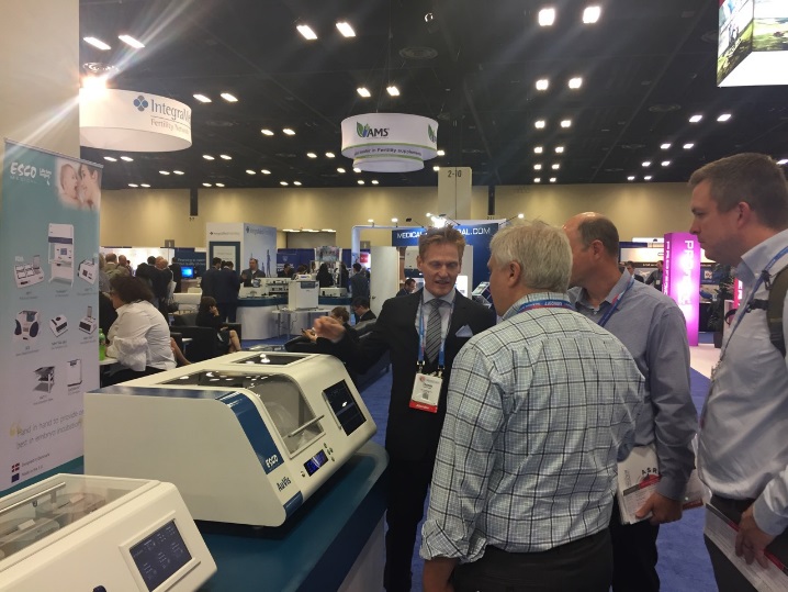 The prototype version of the AuVis Vitrification unit was featured during the show, with feedbacks gathered. The prototype version of the AuVis Vitrification unit was featured during the show, with feedbacks gathered.