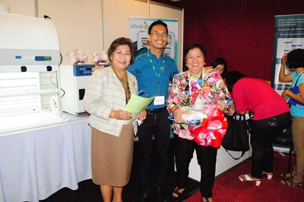 Board of Pharmacy Member, Dean Adelina Royo & Dean Olivia Limuaco, Vice President of Centro Escolar University