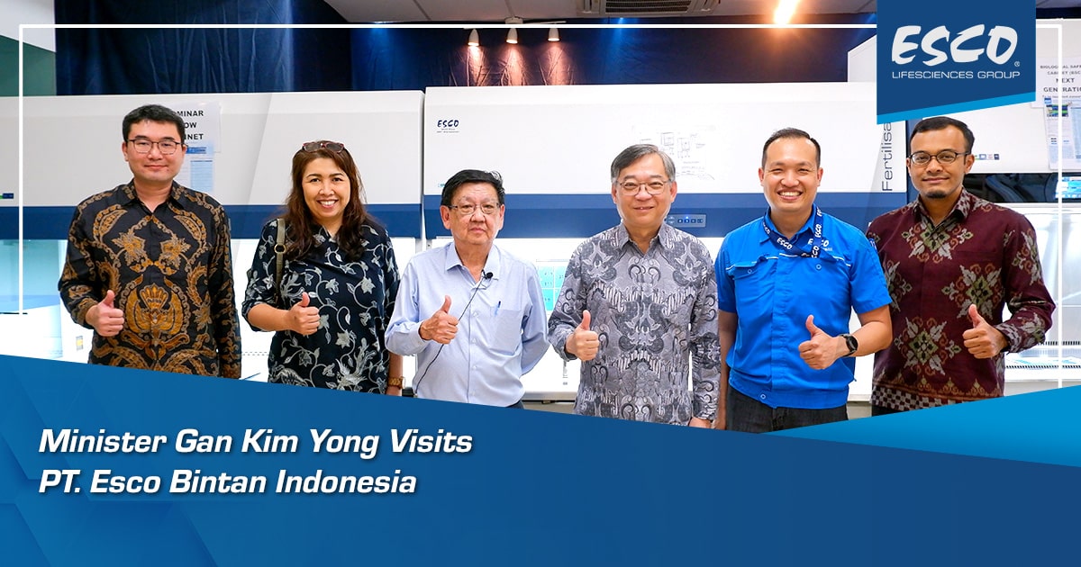 Minister Gan Kim Yong Visits PT.   Esco Bintan Indonesia