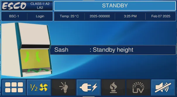 BSC in Downflow Booth