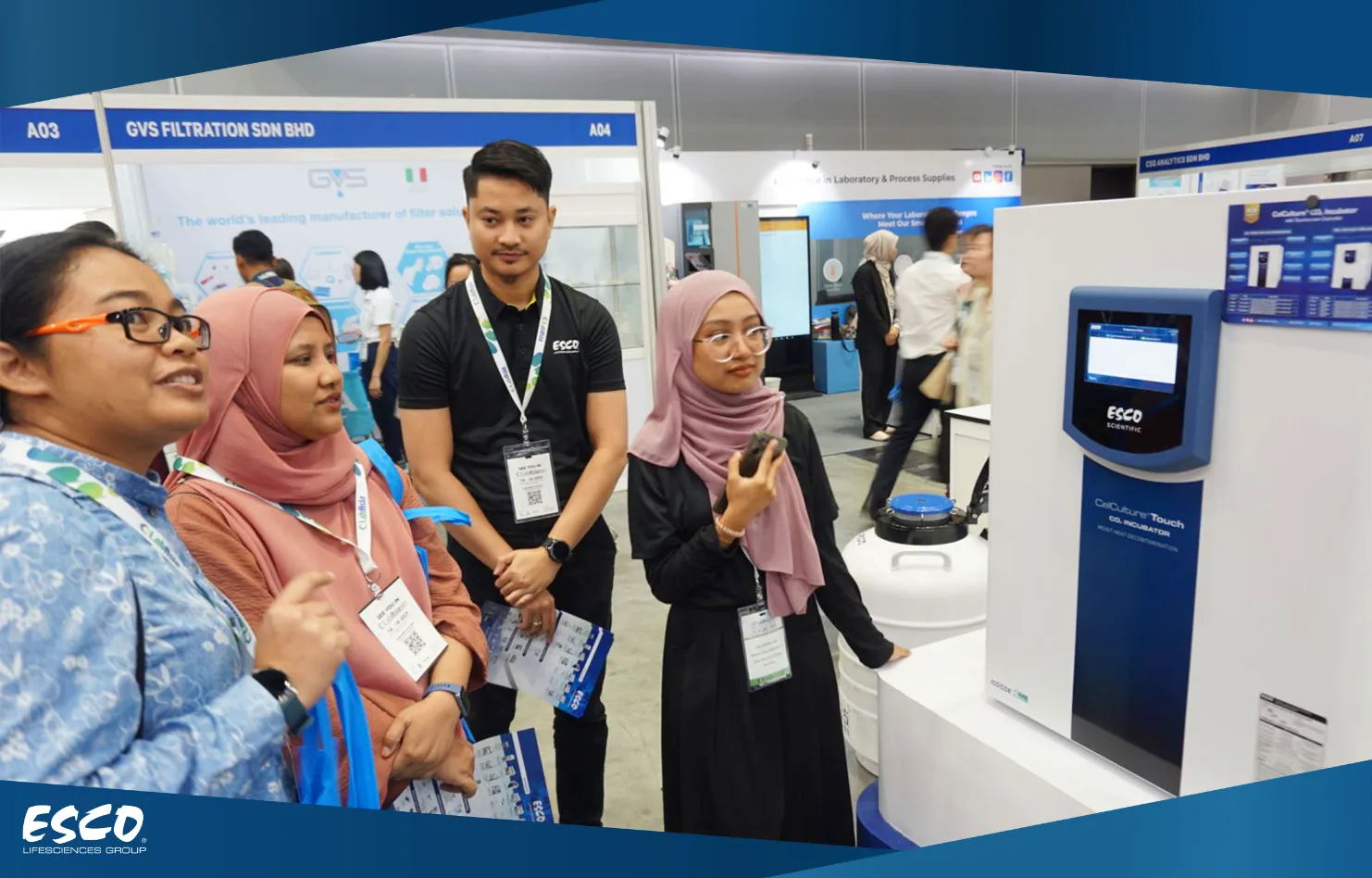 The Esco Malaysia team at LabAsia 2025
