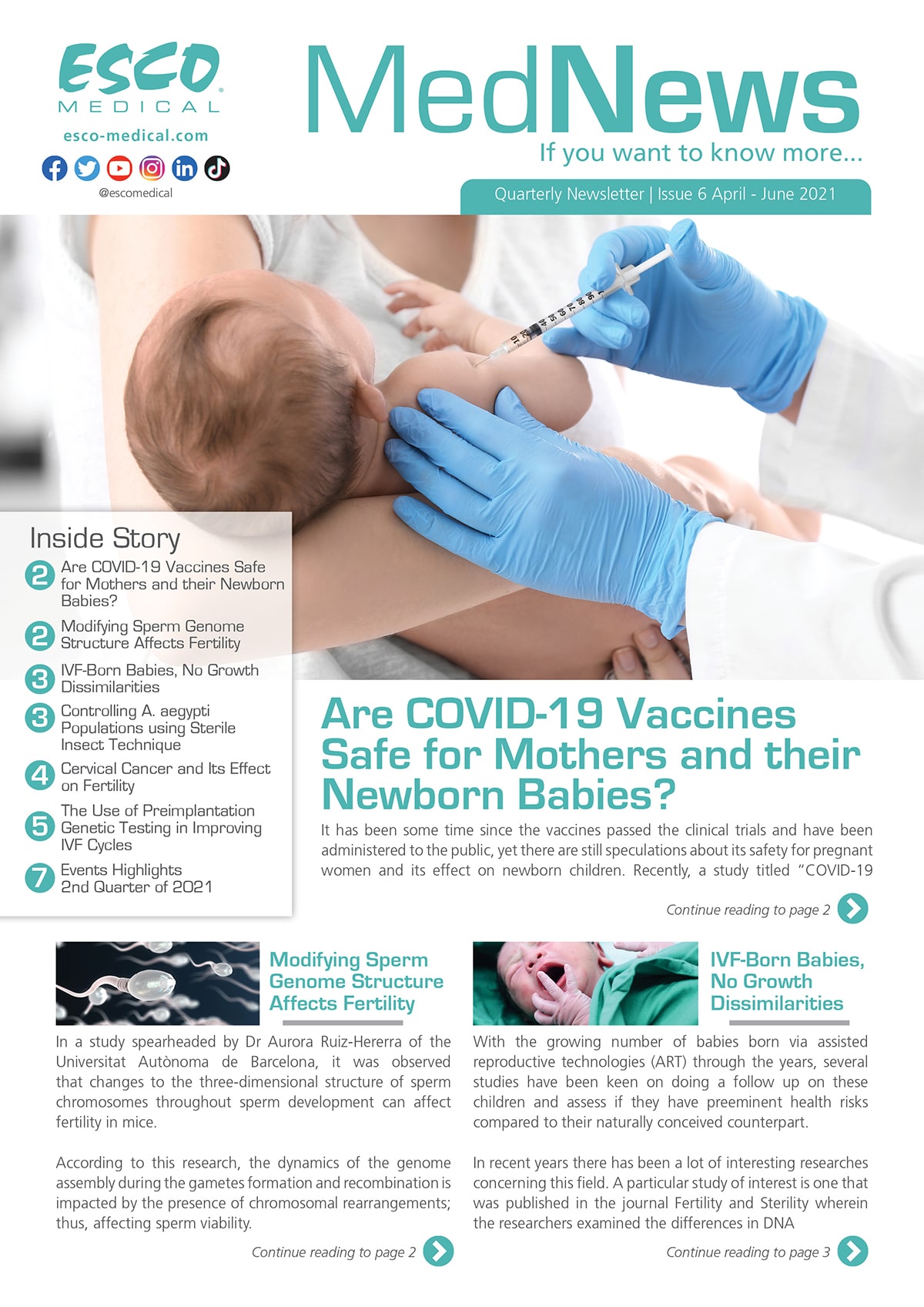 Esco Medical - MedNews (April-June 2021)