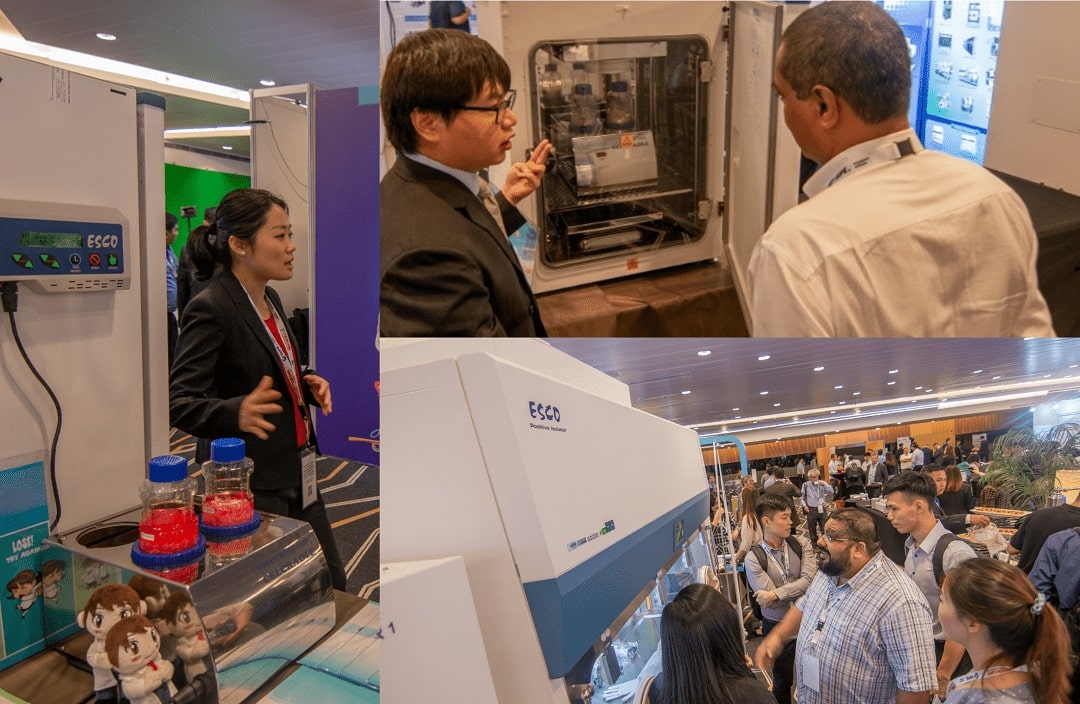 Esco turnkey solutions that were showcased at the ISPE 2019 event.
