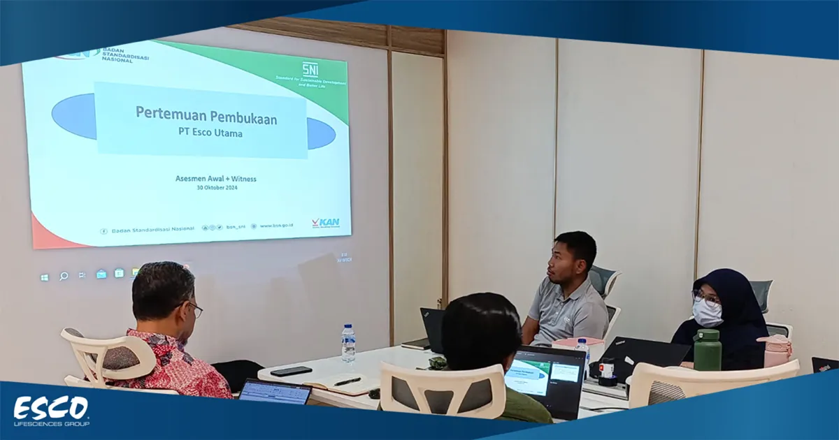 Esco Utama team with the National Accreditation Committee