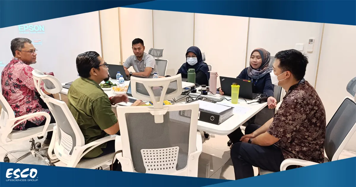 Esco Utama team with the National Accreditation Committee