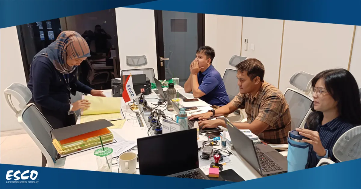 Esco Utama team with the National Accreditation Committee