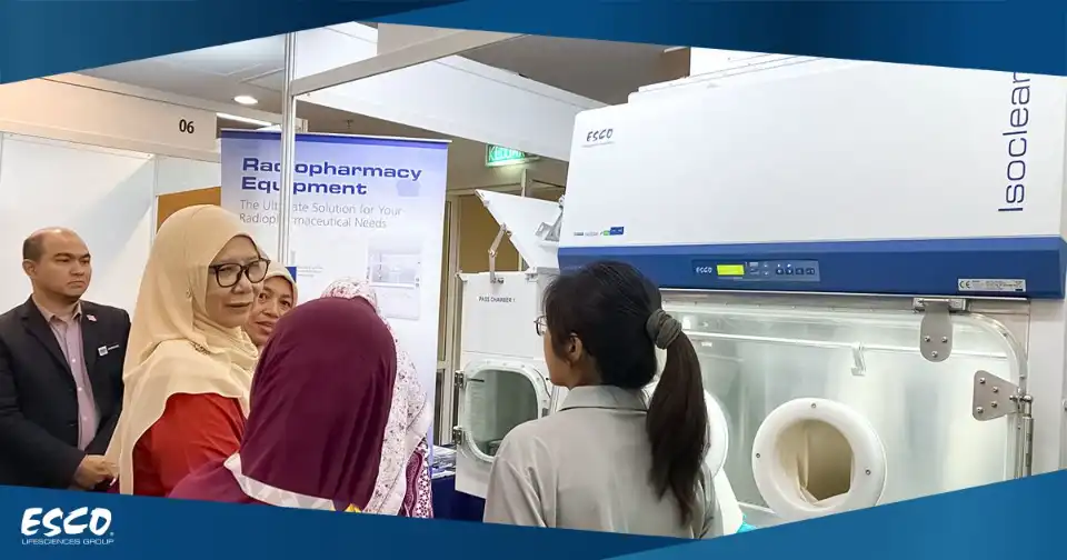 Delegates visited Esco’s booth to explore our latest innovations in pharmaceutical containment and aseptic processing.