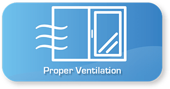 Proper ventilation