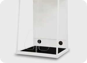 taller work zone and horizontal sliding sash - Esco Ascent™ Opti Titramax Fume Hood